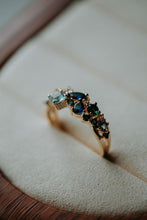 Load image into Gallery viewer, Marni Multi-Stone Rose Gold Ring

