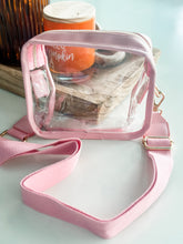 Load image into Gallery viewer, Chelsey Clear Stadium Bag "Pink"
