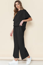 Load image into Gallery viewer, Textured Tee + Pants Set
