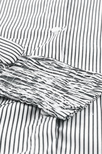 Load image into Gallery viewer, Black Striped Casual Blouse
