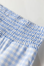Load image into Gallery viewer, Gingham High Waist Loose Pants
