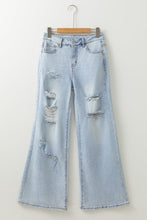 Load image into Gallery viewer, Courtney Distressed Wide Leg Denim
