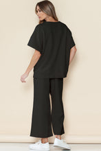Load image into Gallery viewer, Textured Tee + Pants Set
