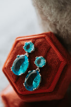 Load image into Gallery viewer, Love Her Madly Aquamarine Drop Earrings
