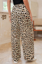 Load image into Gallery viewer, Leopard Print Wide Leg Pants
