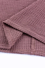 Load image into Gallery viewer, Plum Waffle Knit Top
