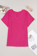 Load image into Gallery viewer, Crinkled V Neck Tee
