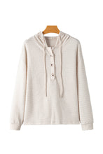 Load image into Gallery viewer, Neutral Henley Hoodie
