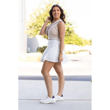 Load image into Gallery viewer, Julia Rose The Wendy white skort women’s skort with built-in shorts

