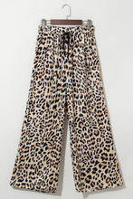 Load image into Gallery viewer, Leopard Print Wide Leg Pants
