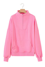Load image into Gallery viewer, Quarter Zip Pocket Sweatshirt
