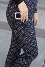 Load image into Gallery viewer, Ready to Ship | The Jennifer Plaid Bootcut Leggings
