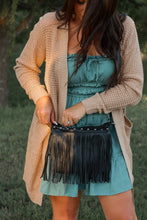 Load image into Gallery viewer, Ready to Ship | The Nora -  Black Fringe Bags
