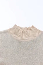Load image into Gallery viewer, Leopard High Neck Oversized Sweater

