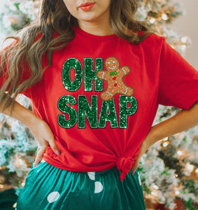 Oh Snap Faux Embroidery Sequin