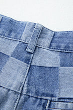 Load image into Gallery viewer, Checkered  Wide Leg Jeans
