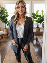 Load image into Gallery viewer, Chunky Heathered Cardigan
