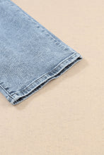 Load image into Gallery viewer, High Waist Frayed Hem Destructed Slim Jeans
