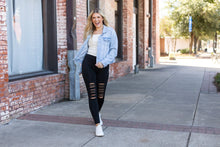 Load image into Gallery viewer, PreOrder | The Jacqueline - High waisted Laser Cut / Cutout Leggings
