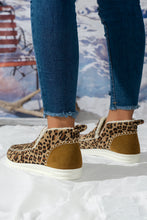 Load image into Gallery viewer, Leopard Print Fleece Lined Winter Snow Boots
