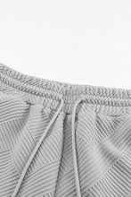 Load image into Gallery viewer, Gray Textured Shorts Set

