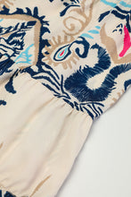 Load image into Gallery viewer, Boho Button Tiered Mini Dress

