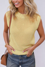Load image into Gallery viewer, Knit Round Neck Sweater Vest
