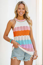 Load image into Gallery viewer, Multicolour Knit Sleeveless Top
