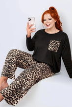 Load image into Gallery viewer, Leopard Plus Size Pajama Set
