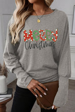Load image into Gallery viewer, Merry Christmas  Extended Cuffs Long Sleeve Top
