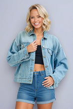 Load image into Gallery viewer, Washed Denim Jacket
