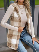 Load image into Gallery viewer, Hooded Sherpa Vest Coat
