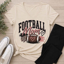 Load image into Gallery viewer, Football Mom V-NECK
