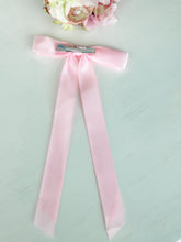 Load image into Gallery viewer, Classic Satin Bow With Clip "Pink"
