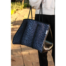 Load image into Gallery viewer, Ready To Ship | The Marissa - Black Leopard Neoprene Tote
