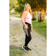 Load image into Gallery viewer, Ready to Ship | The Gianna Leopard Panel Sculpting Leggings
