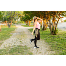 Load image into Gallery viewer, Ready to Ship | The Gianna Leopard Panel Sculpting Leggings
