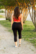 Load image into Gallery viewer, Ready to Ship | The Cassandra - Black CAPRI with POCKETS  - Luxe Leggings by Julia Rose®

