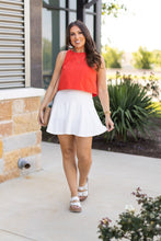 Load image into Gallery viewer, Ready to Ship | The Wendy White Skort
