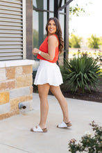 Load image into Gallery viewer, Ready to Ship | The Wendy White Skort
