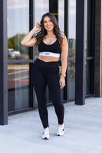 Load image into Gallery viewer, Ready to Ship |  The Stephanie - Crossover BLACK Pocket Full Length Leggings Round 5  - Luxe Leggings by Julia Rose®

