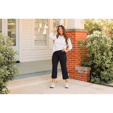 Load image into Gallery viewer, Ready to Ship | The Gabriella -Black  High Waisted Gaucho Pants - Round 4
