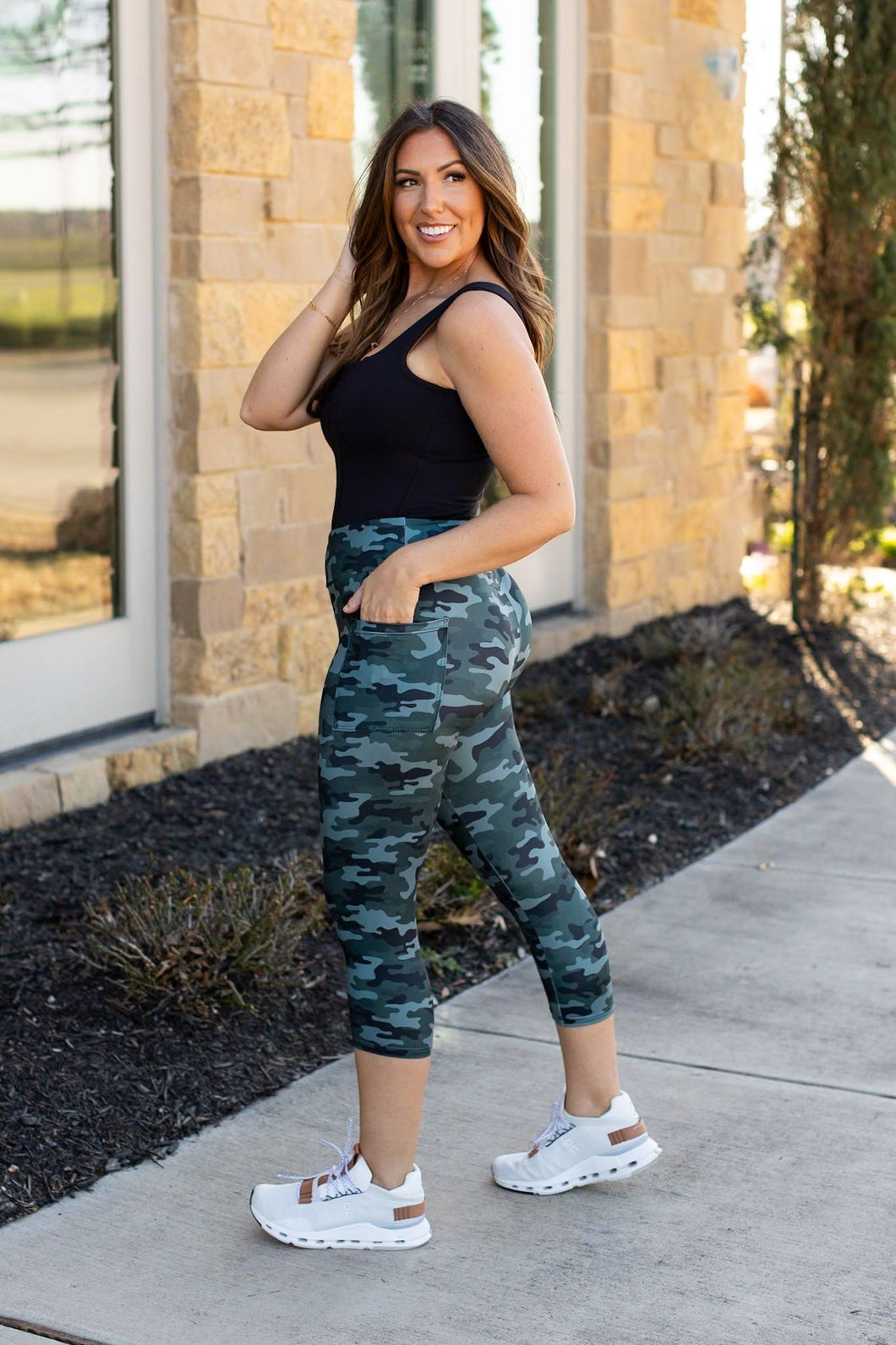 Ready to Ship | CAMO 2.0 CAPRI with POCKETS  - Luxe Leggings by Julia Rose®