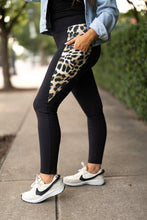 Load image into Gallery viewer, Ready to Ship | The Gianna - Leopard Panel Leggings
