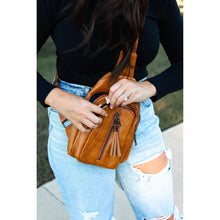 Load image into Gallery viewer, Boho vintage sling bag with adjustable crossbody strap
