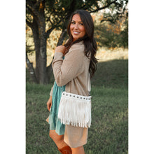 Load image into Gallery viewer, Boho fringe crossbody bag boutique fashion accessory

