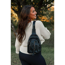 Load image into Gallery viewer, Boho vintage sling bag with adjustable crossbody strap
