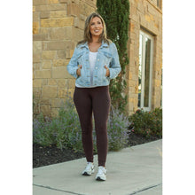 Load image into Gallery viewer, PreOrder | Brown FULL LENGTH Leggings with POCKET Round 2 - Luxe Leggings by Julia Rose®
