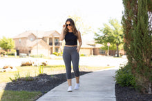 Load image into Gallery viewer, Ready to Ship | Charcoal CAPRI with POCKETS  - Luxe Leggings by Julia Rose®
