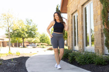 Load image into Gallery viewer, Ready to Ship | Charcoal BIKER  SHORTS - Luxe Leggings by Julia Rose®
